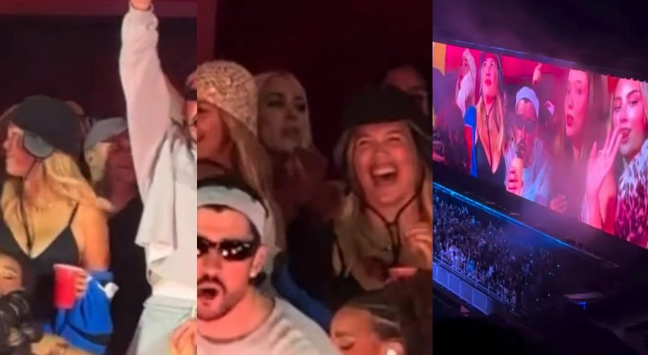 Wanda Nara sul palco con Bad Bunny a Buenos Aires, fan in delirio