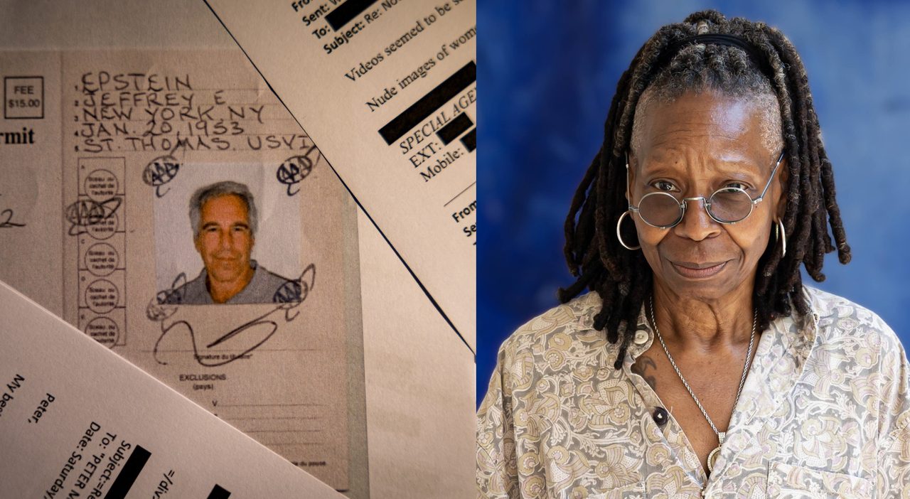 Whoopi Goldberg nei file Epstein, la replica dell