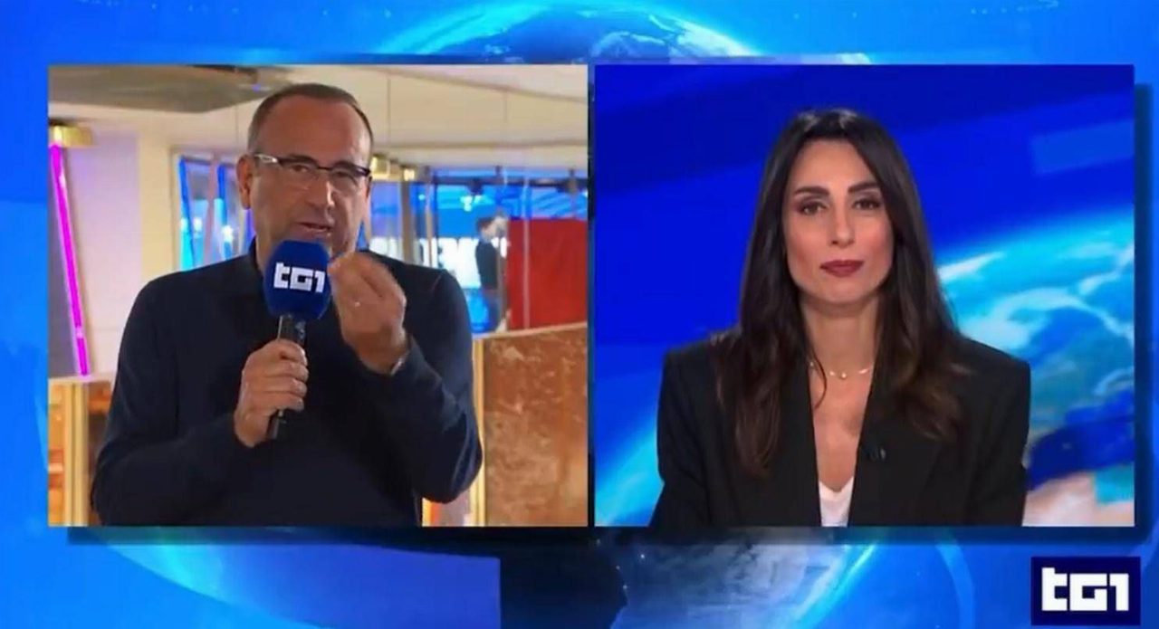 Sanremo 2026, Carlo Conti chiama Giorgia Cardinaletti per la finale in diretta al Tg1