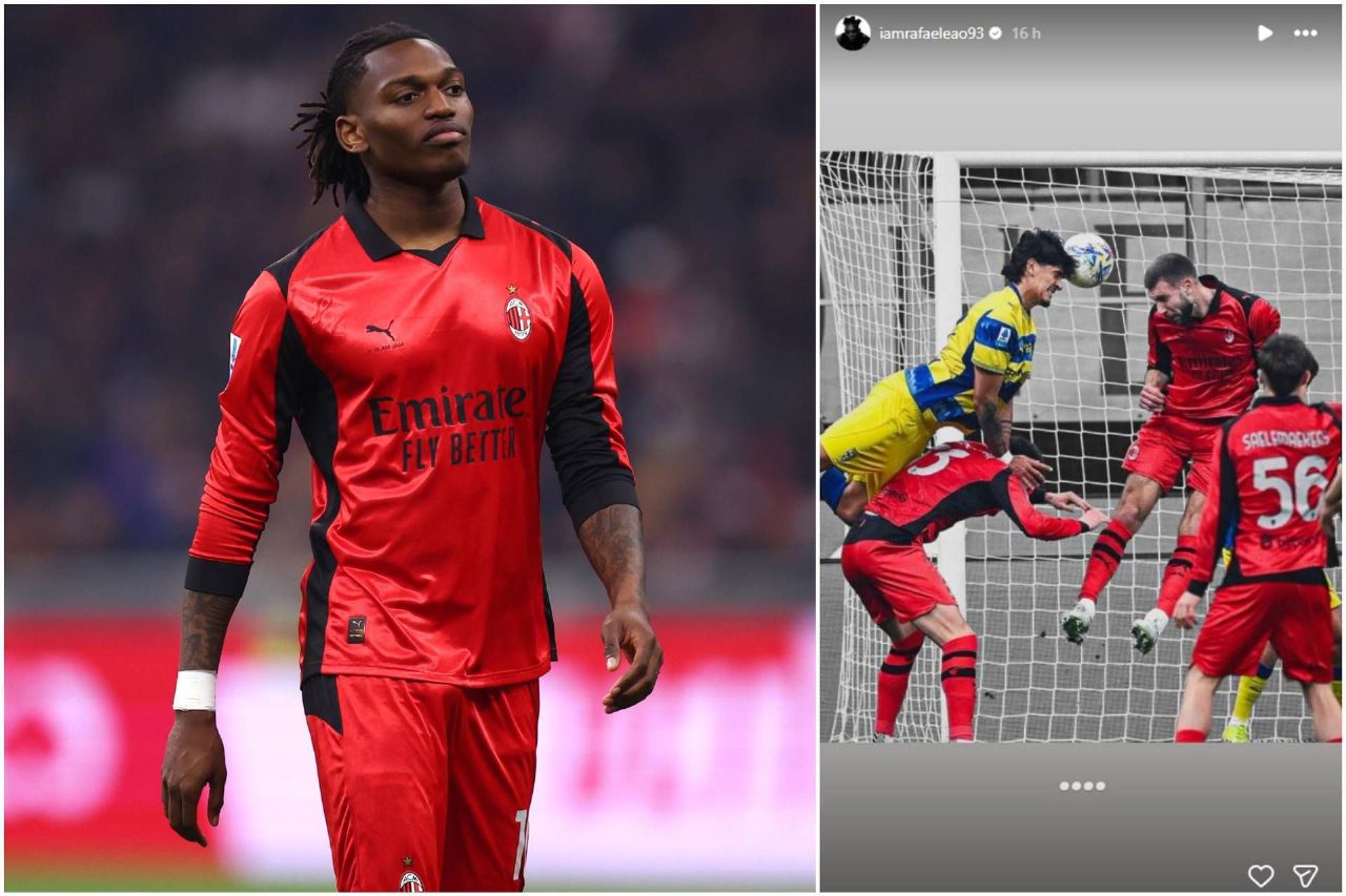 Leao protesta sui social dopo Milan-Parma per il gol decisivo di Troilo Leao protesta sui social dopo Milan-Parma per il gol decisivo di Troilo