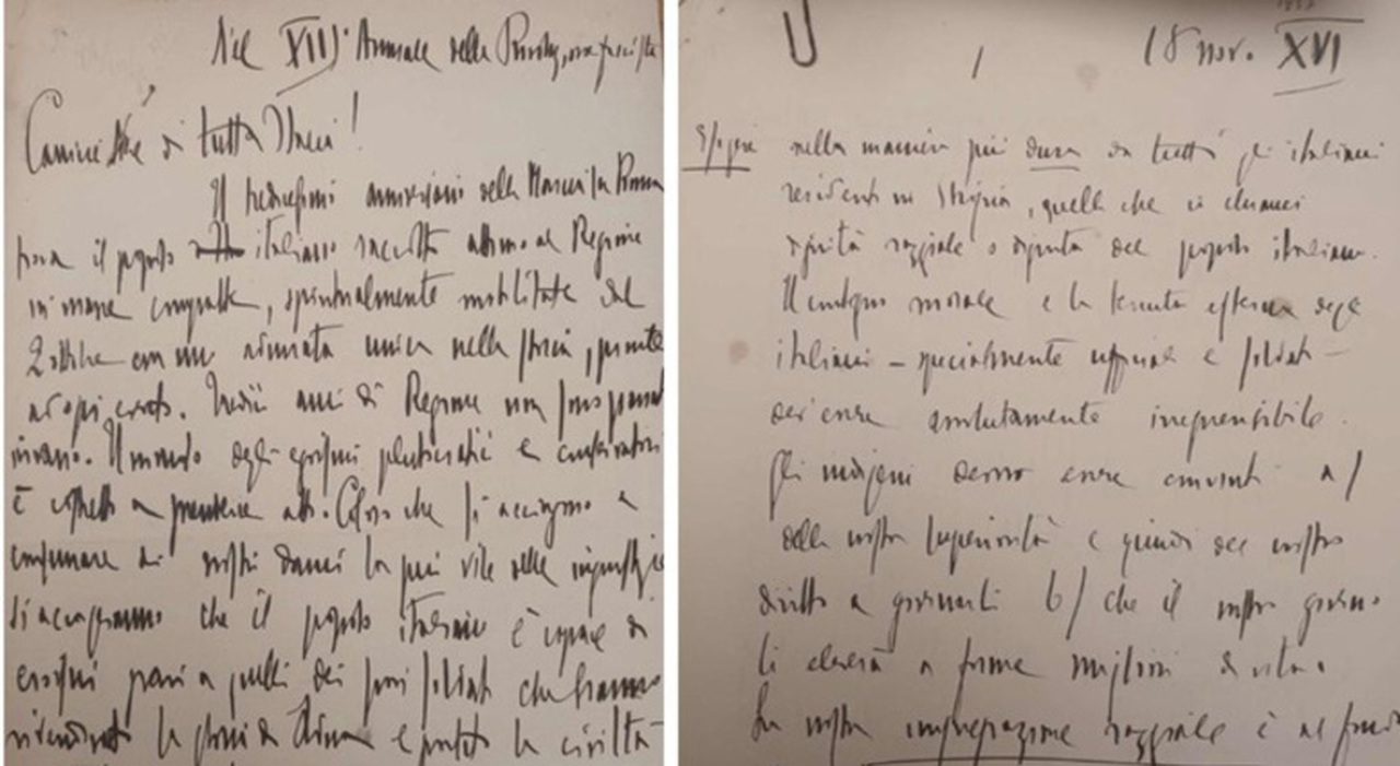 Mussolini e Hitler, riemergono appunti autografi del 1944 e documenti su D