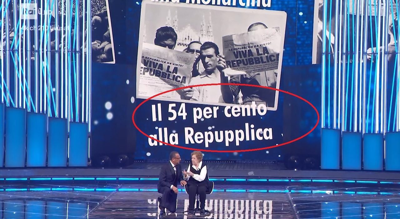 Sanremo, errore Rai nella grafica durante l Sanremo, errore Rai nella grafica durante l