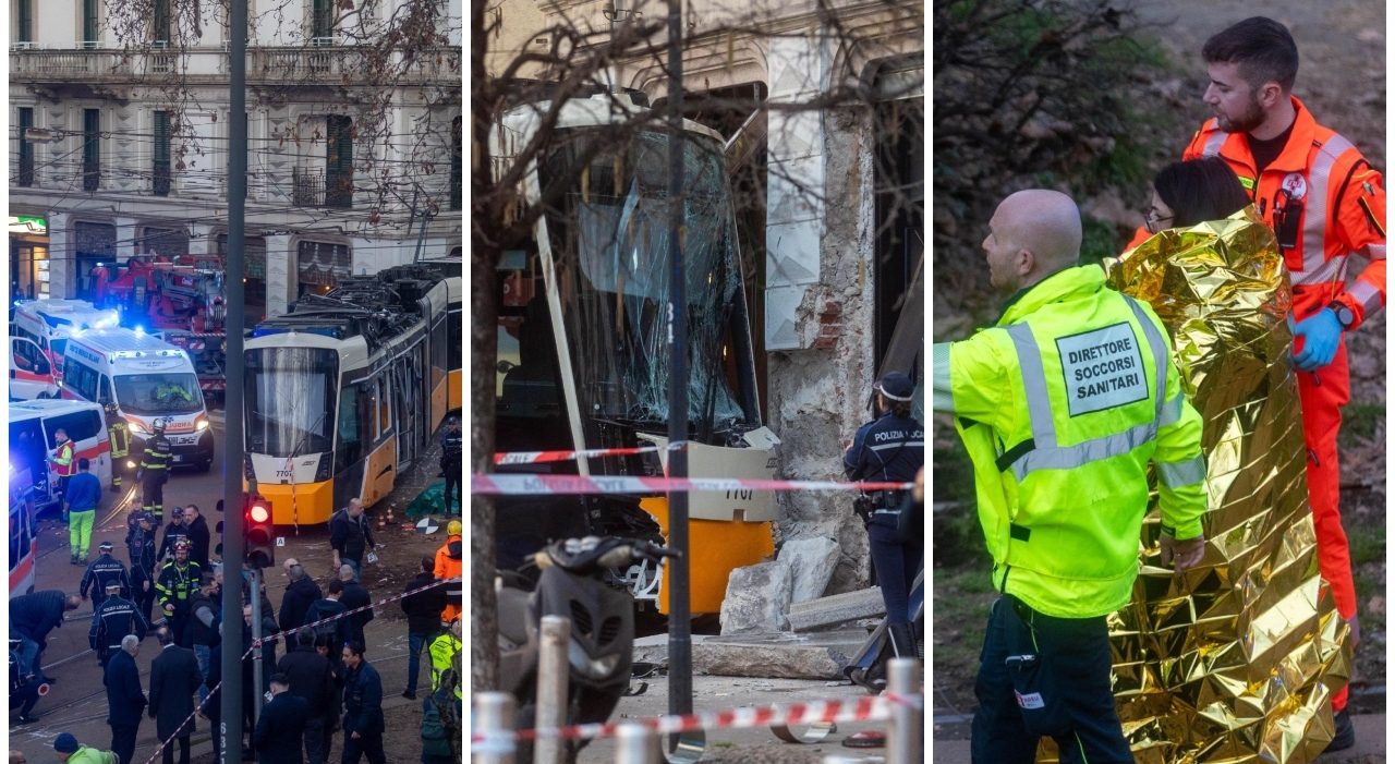 Tram deragliato a Milano, due morti e 39 feriti. Indagine su malore del conducente
