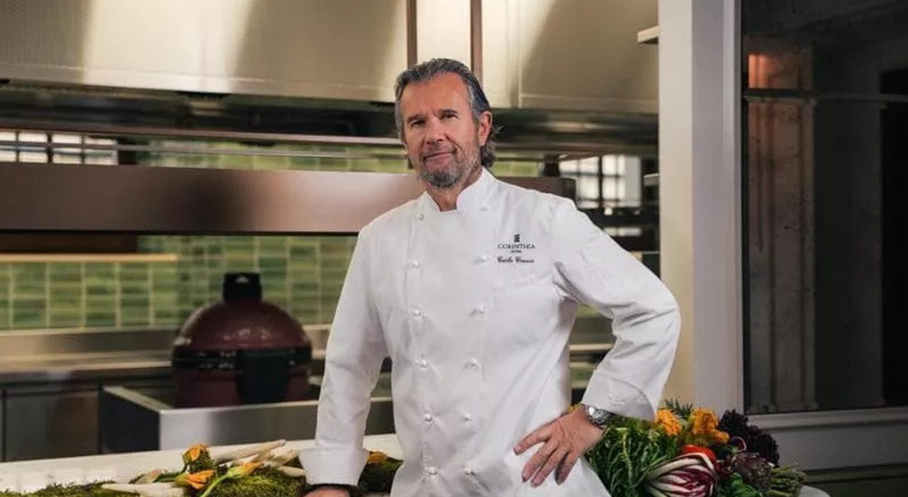 Carlo Cracco apre Viride a Roma nel nuovo hotel Corinthia