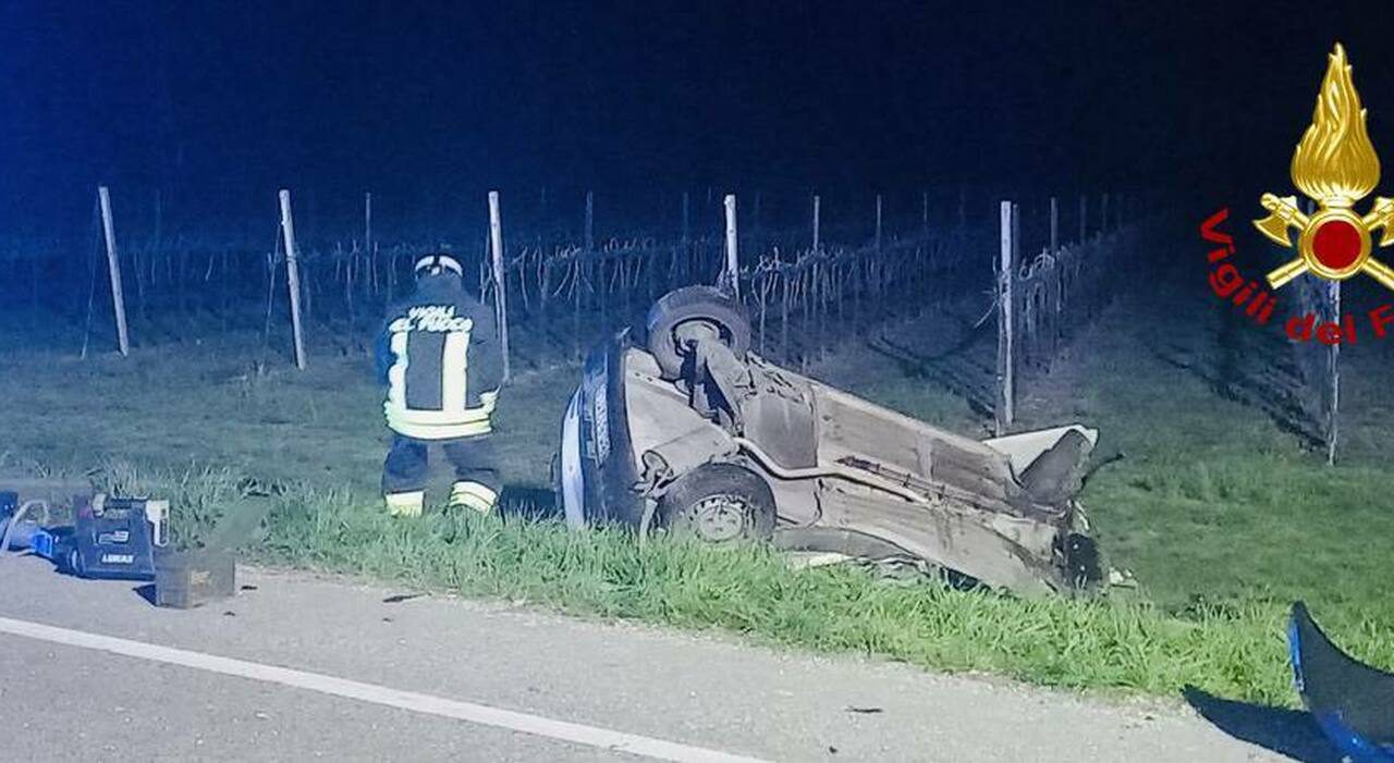 Incidente mortale a Maserada sul Piave, frontale tra tre auto uccide un 29enne