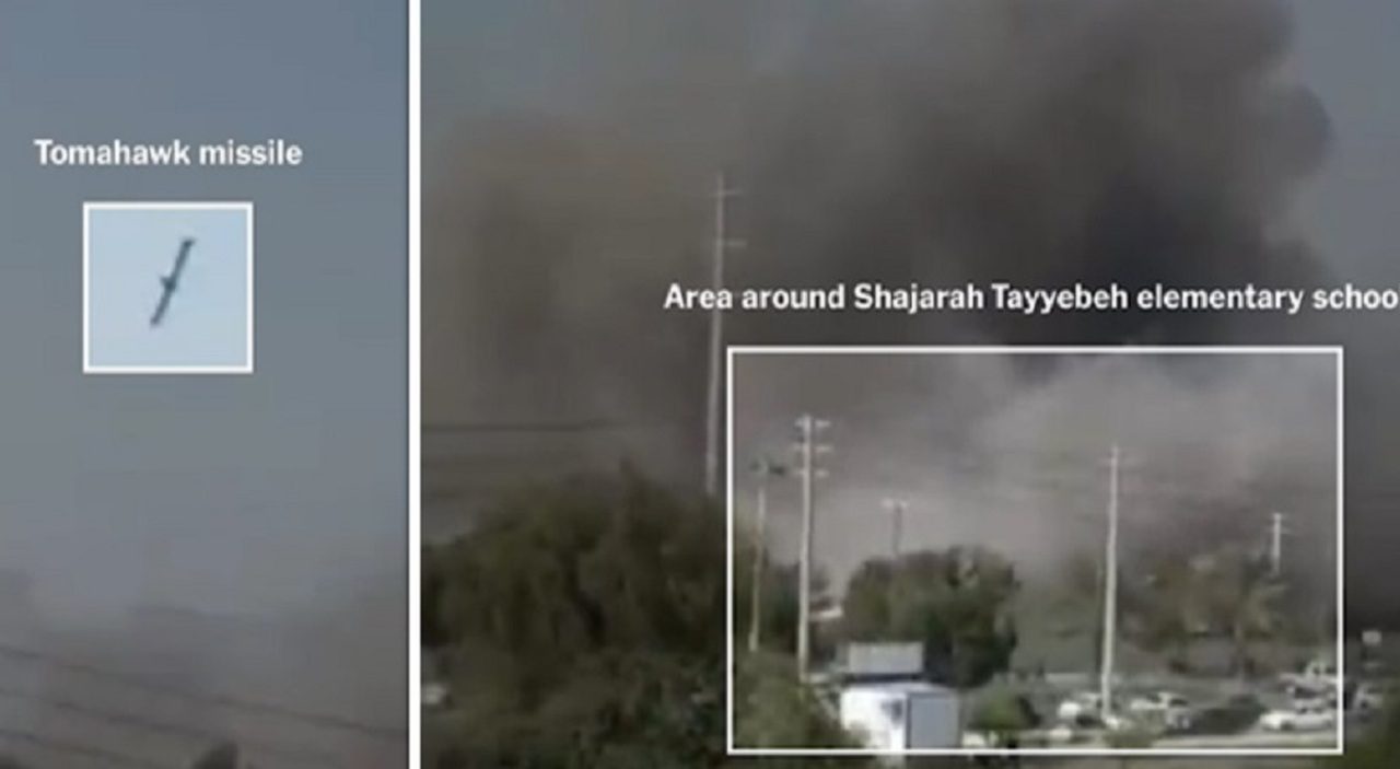 Missile Tomahawk vicino alla scuola di Minab, nuovi video sulla strage delle bambine in Iran