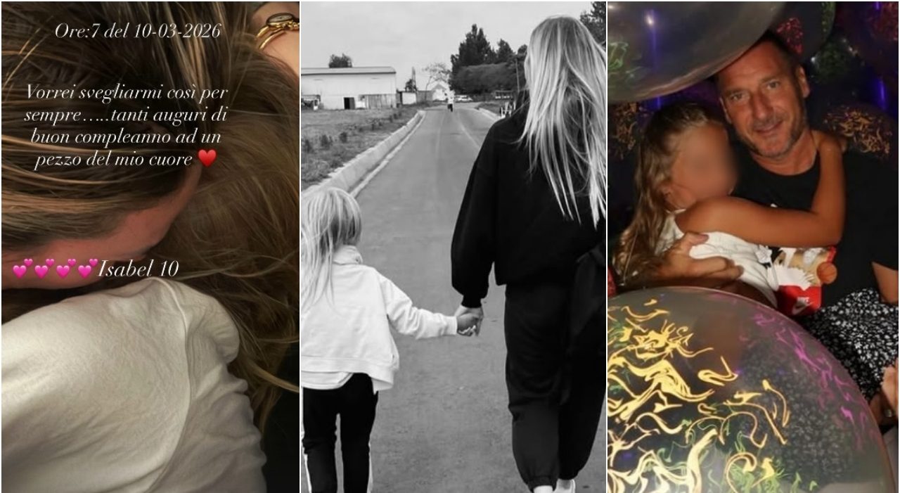 Isabel Totti compie 10 anni, gli auguri di Francesco Totti e Ilary Blasi e il messaggio della sorella Chanel