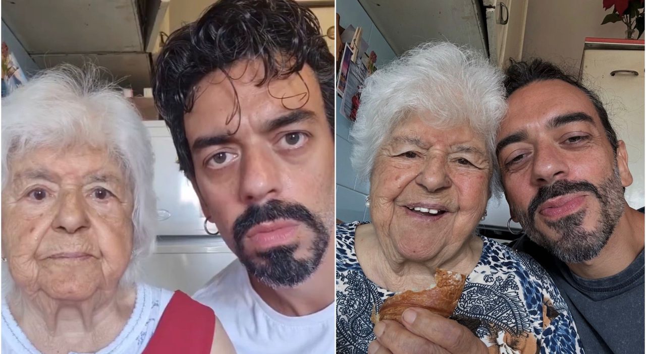 Mario De Lillo piange la nonna Malé diventata famosa nei video social con il nipote Mario De Lillo piange la nonna Malé diventata famosa nei video social con il nipote