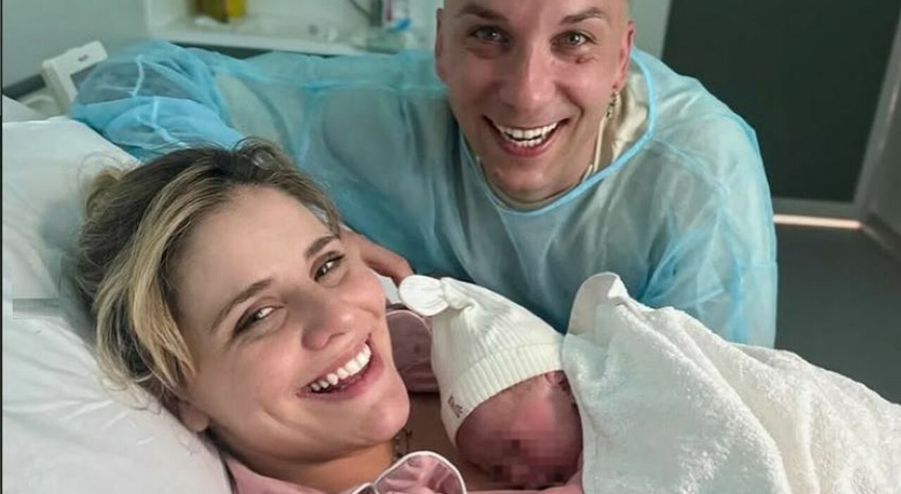 Briga è papà, nata Allegra con Arianna Montefiori