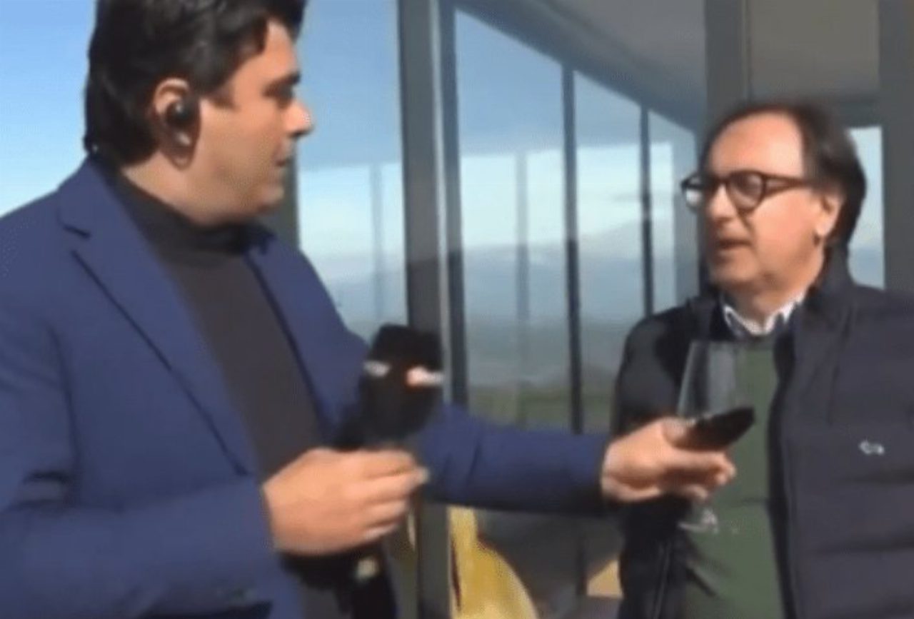 Gaffe in diretta a Uno Mattina sul Pollino durante servizio sul vino