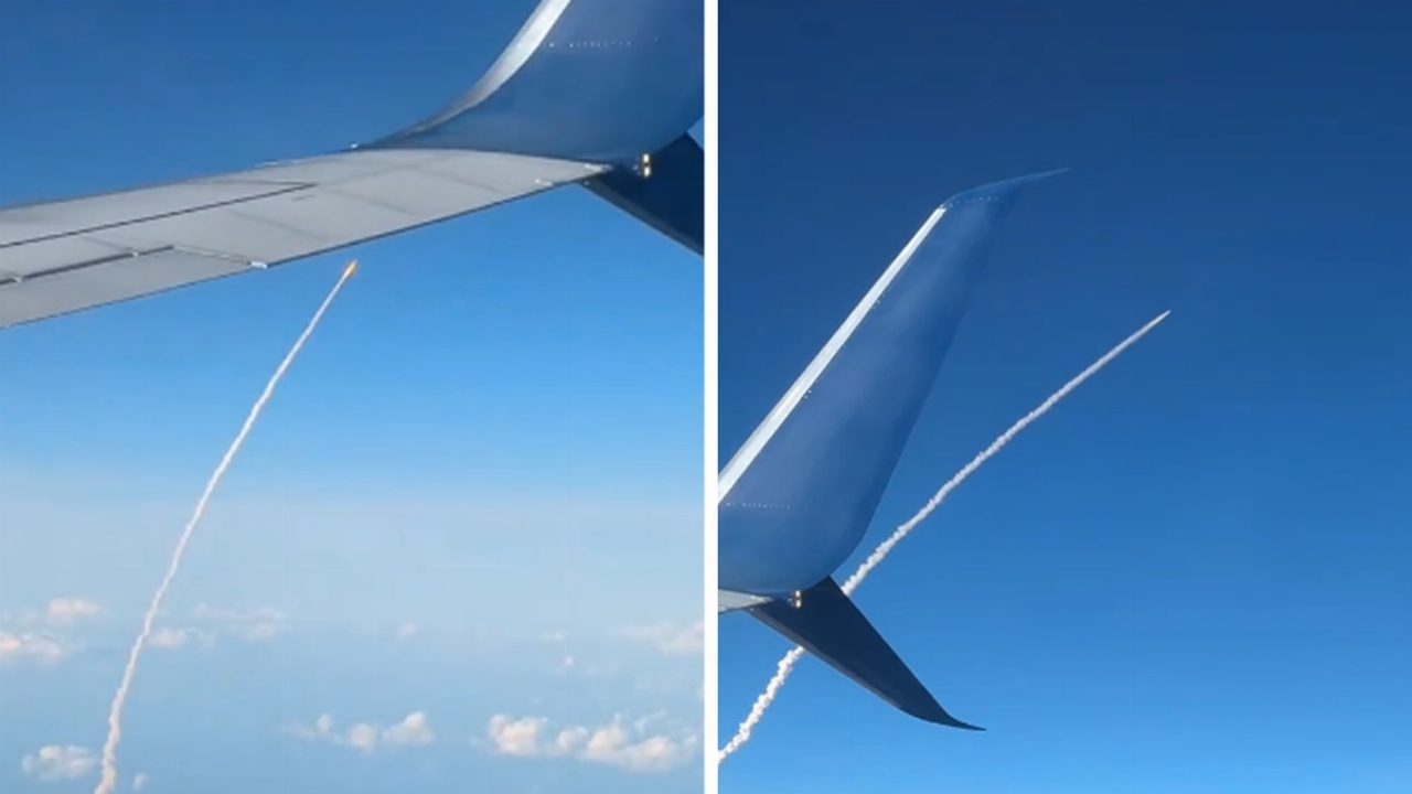 Artemis II vista dall