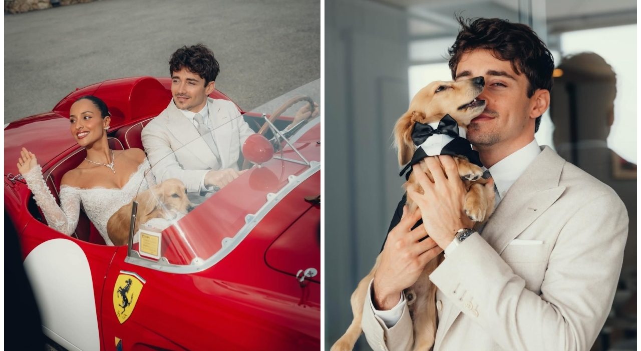 Charles Leclerc racconta le nozze con Alexandra tra emozione e tensione Charles Leclerc racconta le nozze con Alexandra tra emozione e tensione
