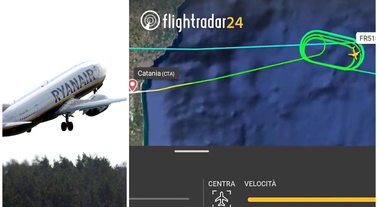 Volo Ryanair da Catania ad Atene, perdita di potenza e rientro d Volo Ryanair da Catania ad Atene, perdita di potenza e rientro d