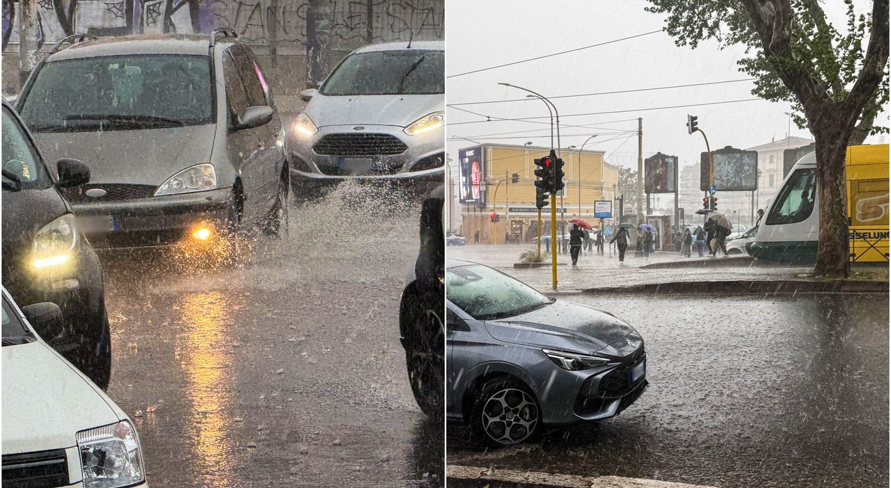 Maltempo a Roma, bomba d