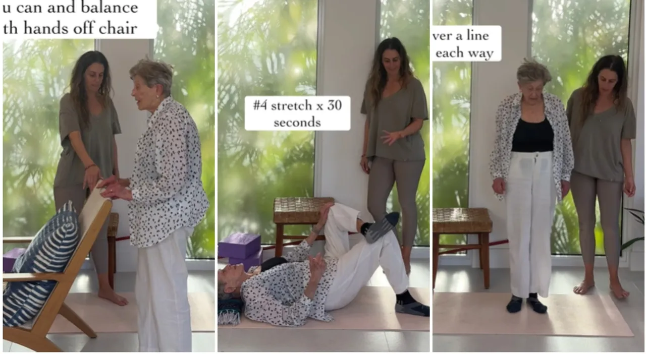 A 98 anni si allena quattro volte a settimana e resta autonoma grazie a nove esercizi quotidiani