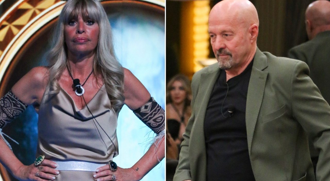 Marco Berry contro Alessandra Mussolini al Grande Fratello Vip, polemica sul cognome e scontro in diretta