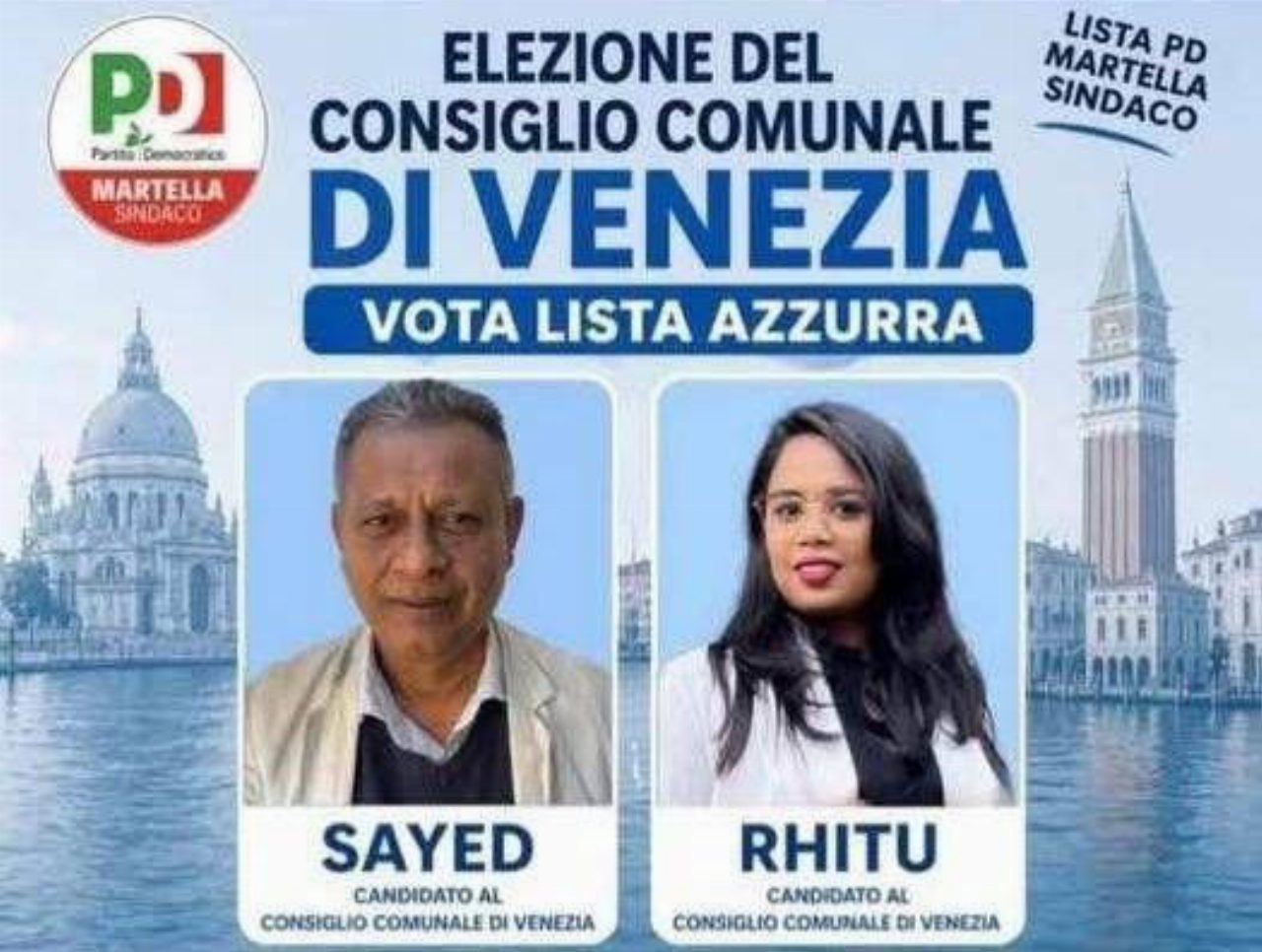 Comunali Venezia, il Pd candida sei esponenti bengalesi e scoppia la polemica politica