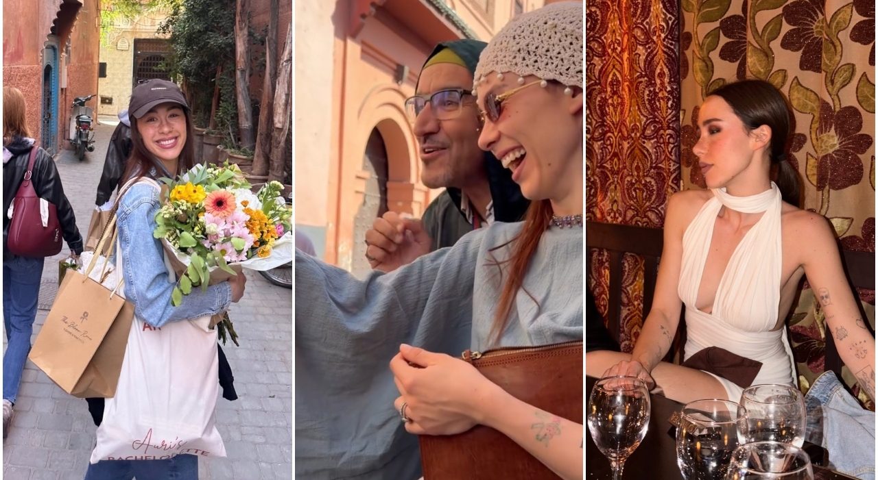 Aurora Ramazzotti a Marrakesh, incontra un fan di Eros e lo sorprende con una videochiamata