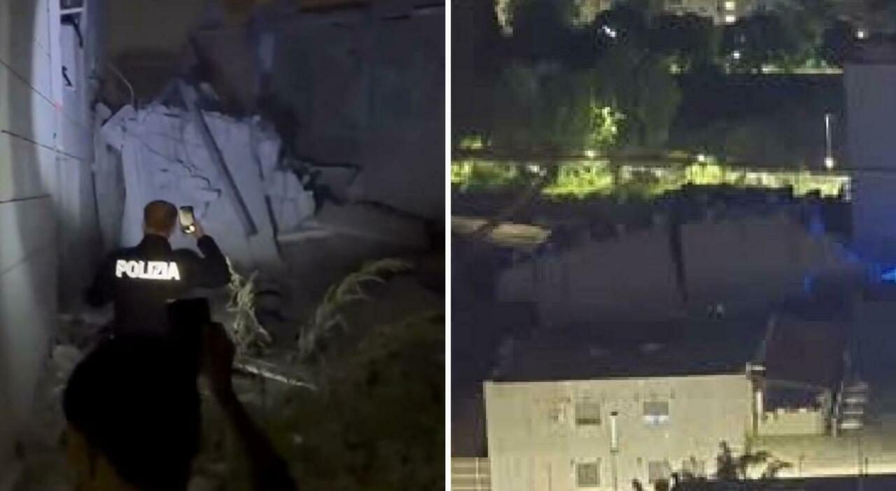 Scampia, crolla parte della Vela rossa durante la demolizione: evacuate 47 famiglie