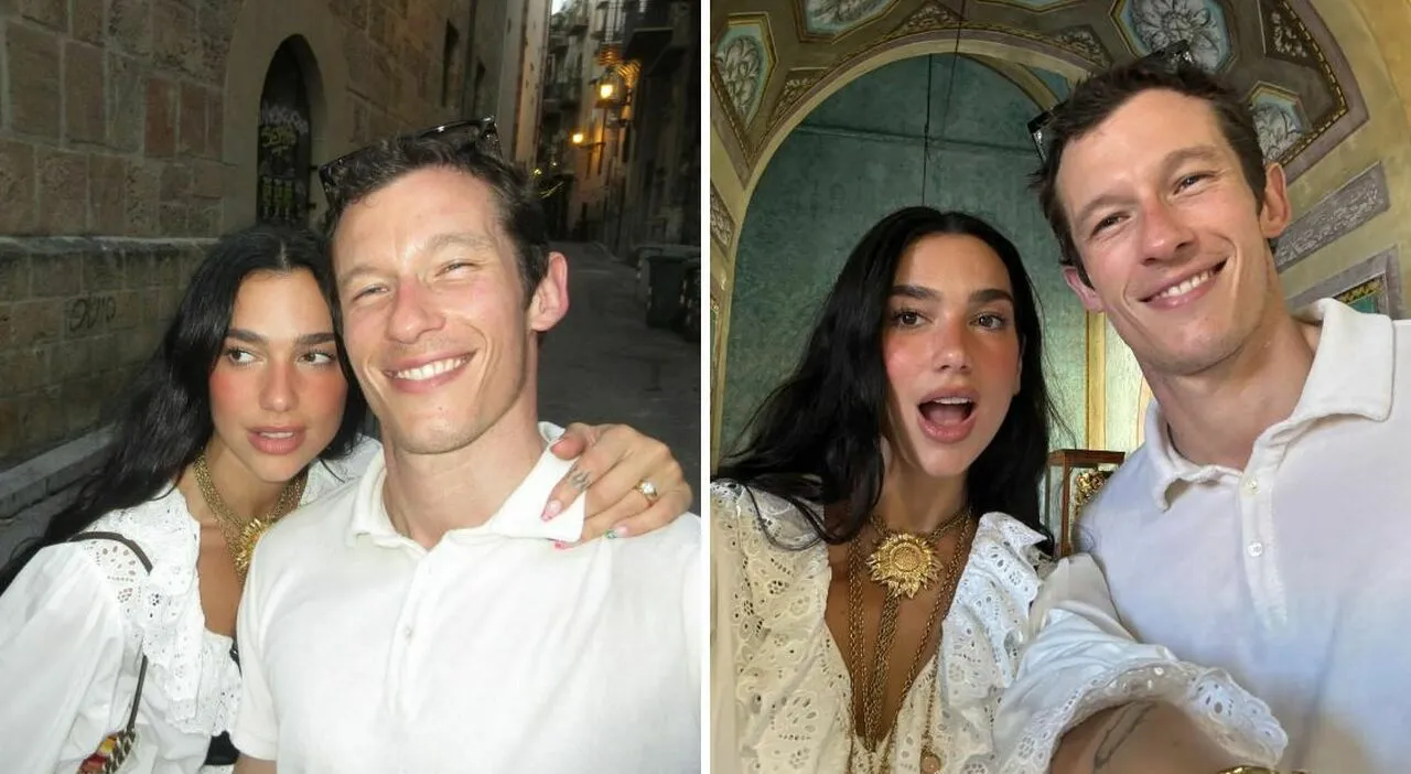 Dua Lipa e Callum Turner, nozze anticipate in Sicilia tra Palermo e Bagheria