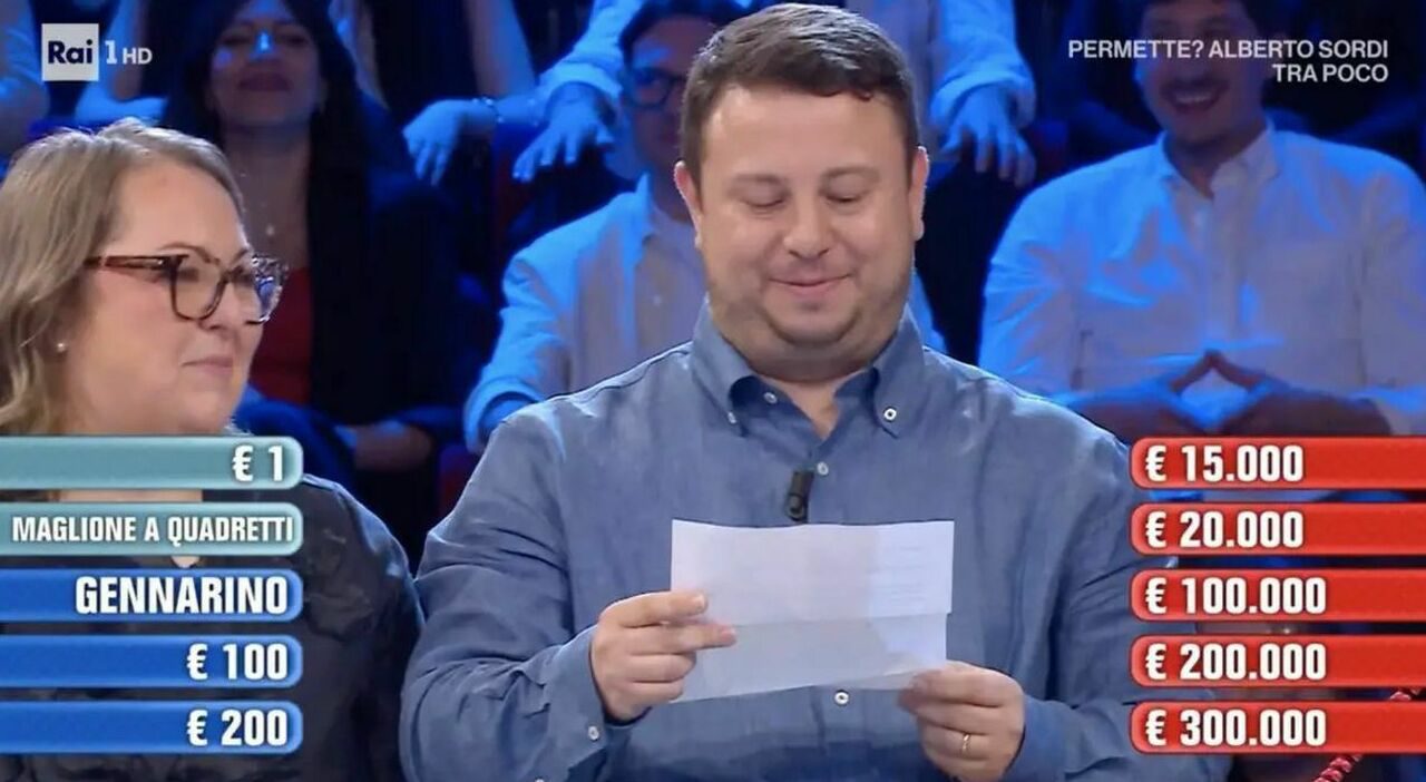 Affari Tuoi, Giuseppe accetta 17.500 euro dopo una partita difficile dedicata alla figlia Affari Tuoi, Giuseppe accetta 17.500 euro dopo una partita difficile dedicata alla figlia