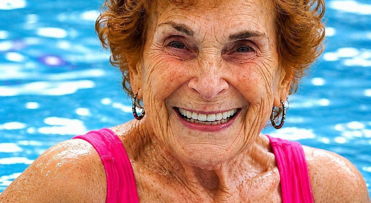 Betty Morris a 101 anni continua a nuotare e fare zumba, il segreto della sua energia