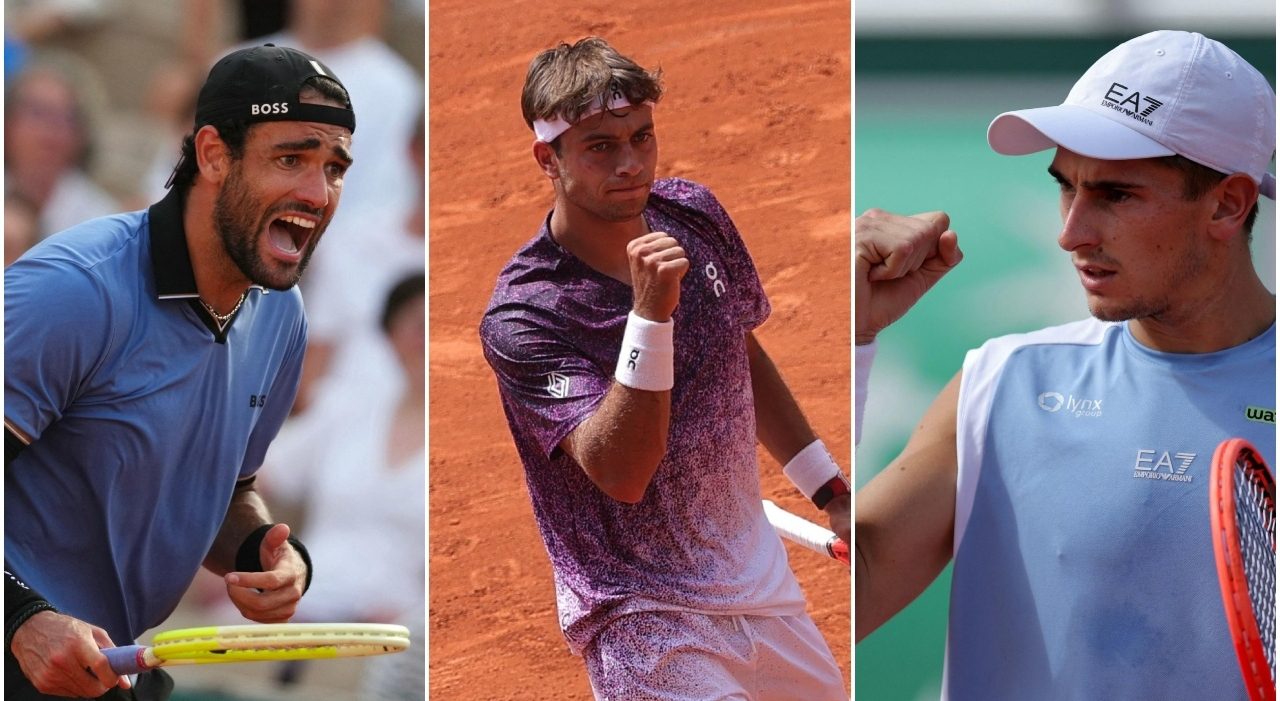 Roland Garros, Berrettini Cobolli e Arnaldi agli ottavi con il possibile derby italiano