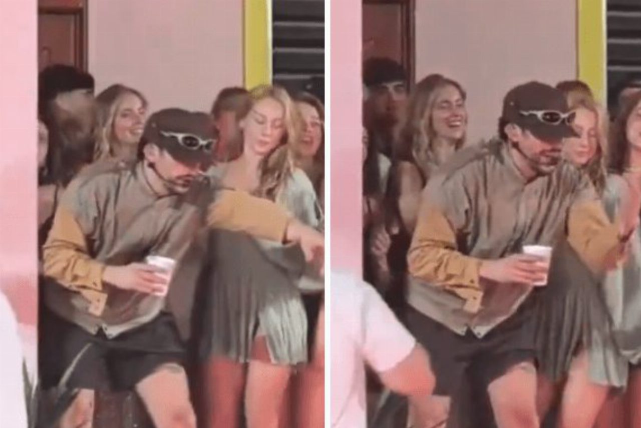 Chiara Ferragni al concerto di Bad Bunny a Madrid, il video sul palco diventa virale