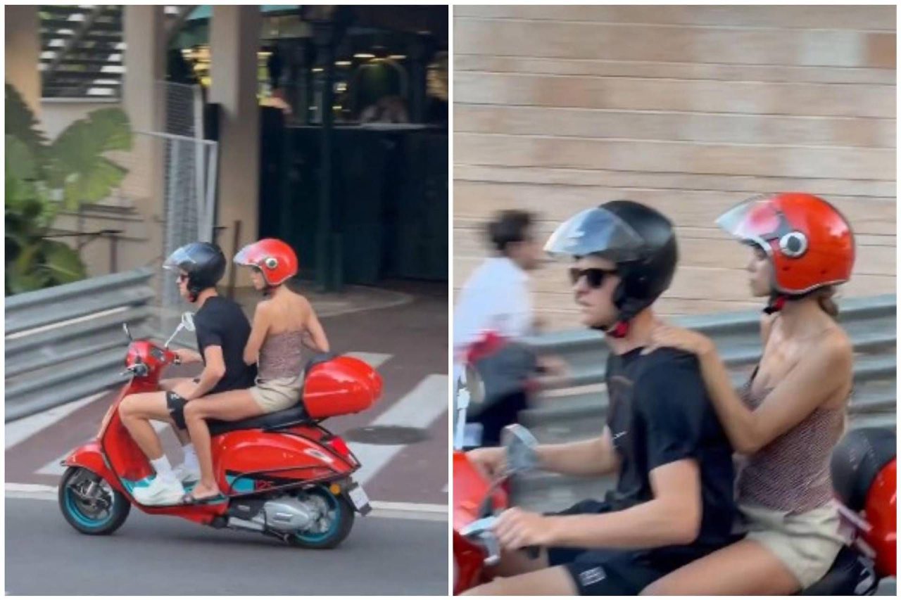 Jannik Sinner e Laila Hasanovic in vespa a Montecarlo, il video della coppia diventa virale