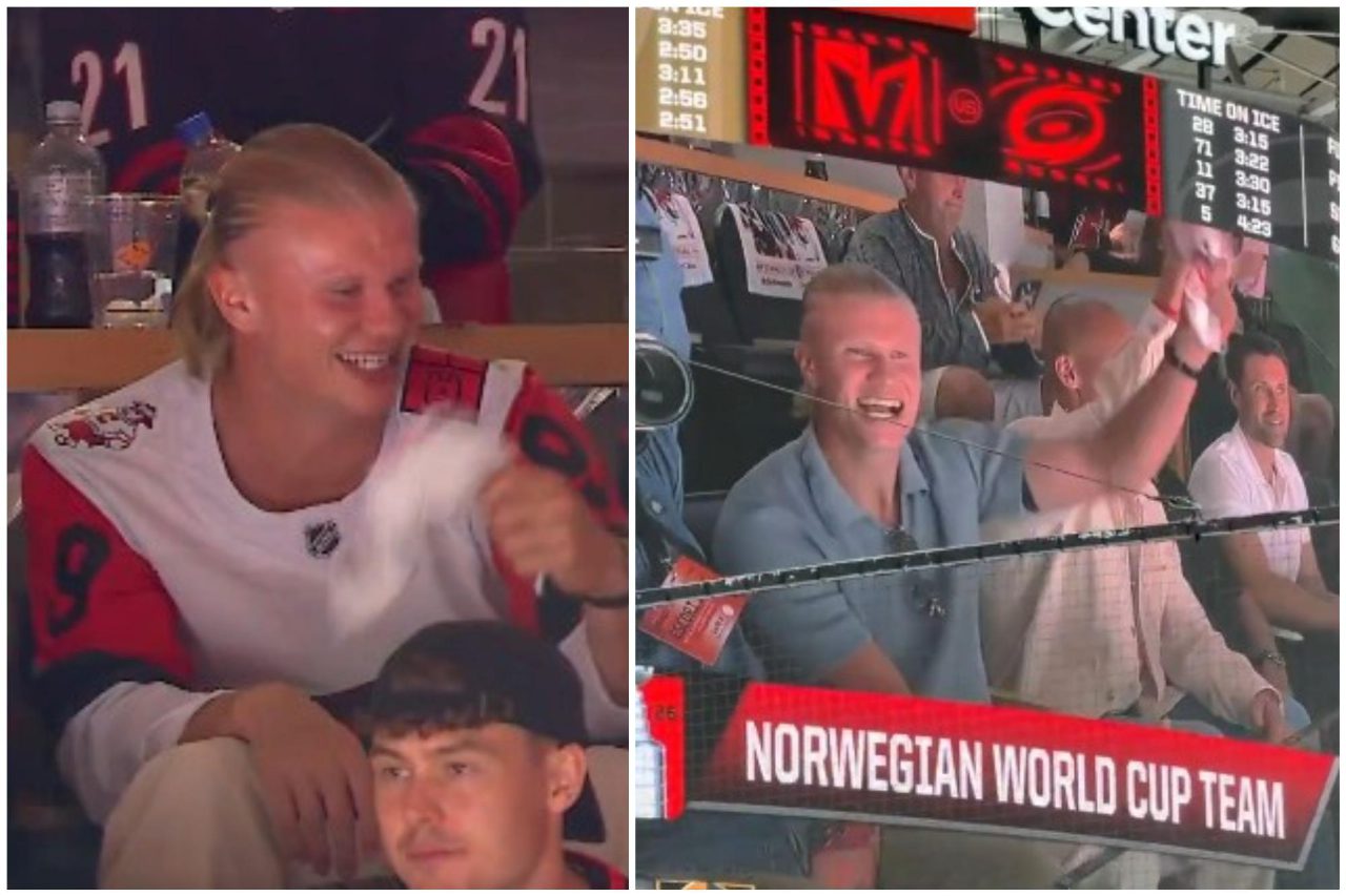 Erling Haaland alla Stanley Cup, l