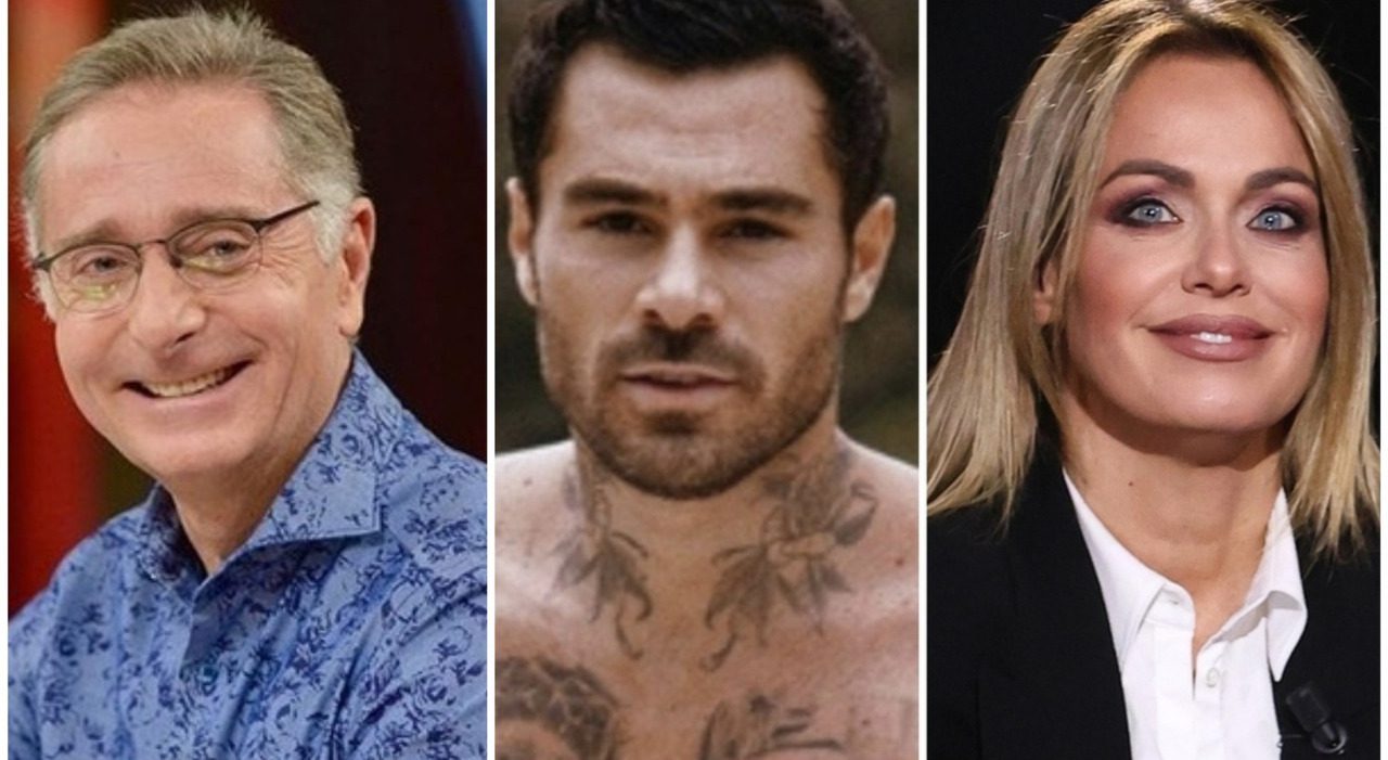 Sonia Bruganelli e Paolo Bonolis a cena con Angelo Madonia, la famiglia allargata si mostra unita