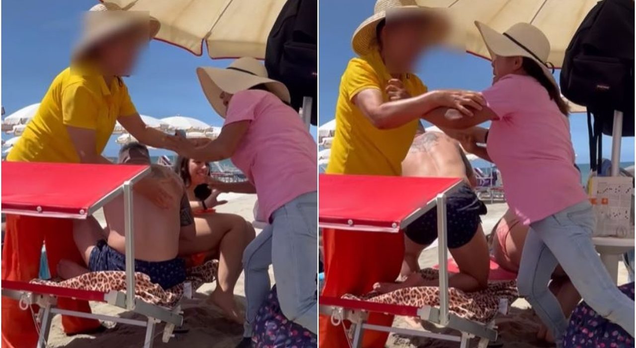 Rissa tra massaggiatrici in spiaggia, cliente conteso e intervento del bagnino