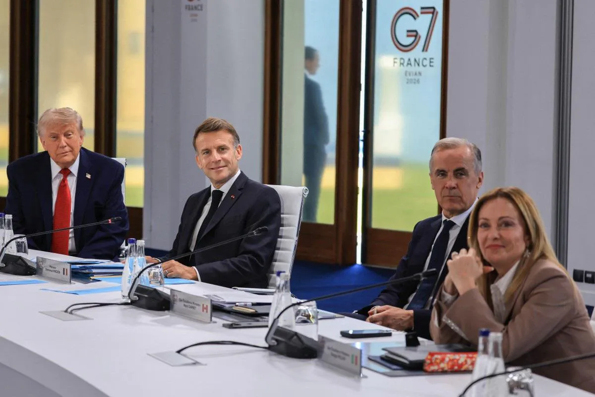 G7 di Evian, Meloni conferma l