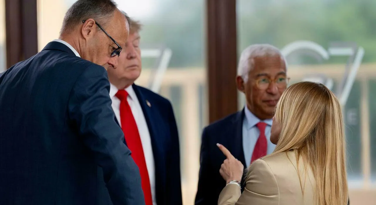 Trump contro Meloni, il video del G7 diventa virale e alimenta nuove tensioni politiche