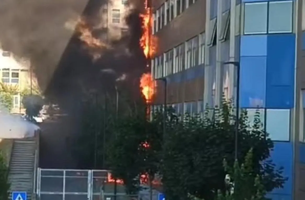Incendio all