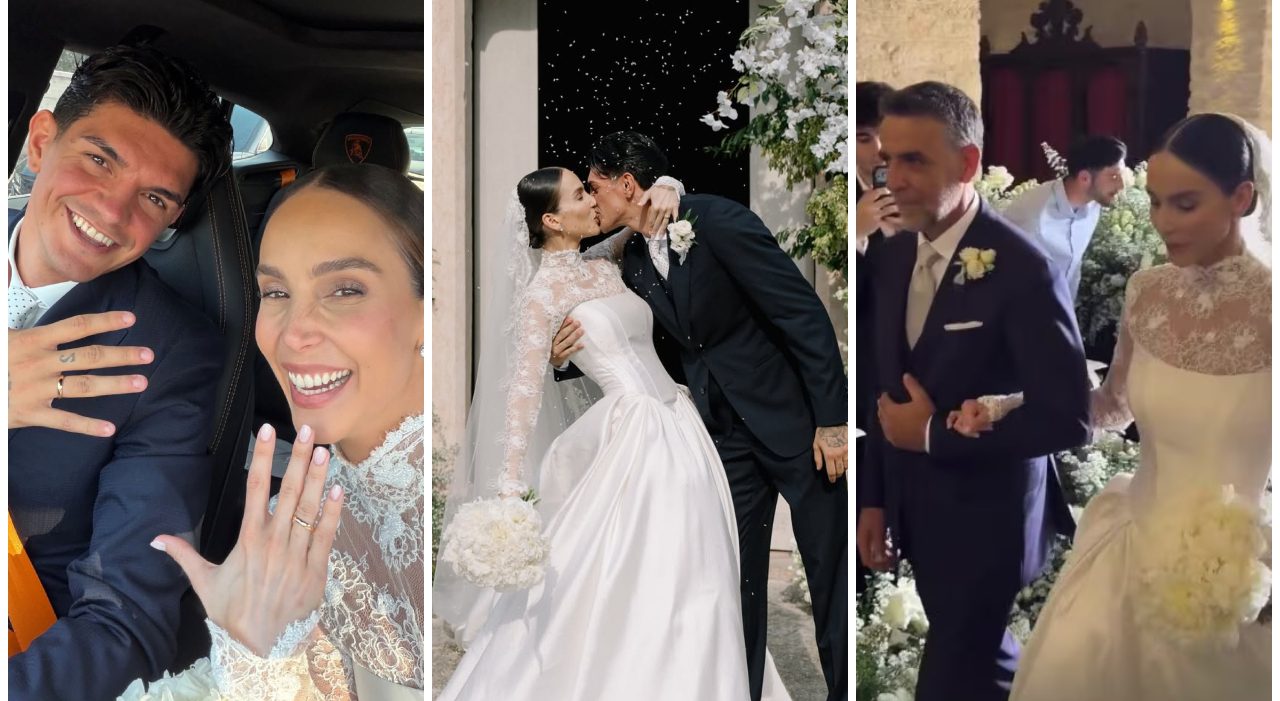 Paola Di Benedetto e Raoul Bellanova sposi, il matrimonio da sogno celebrato in Valpolicella