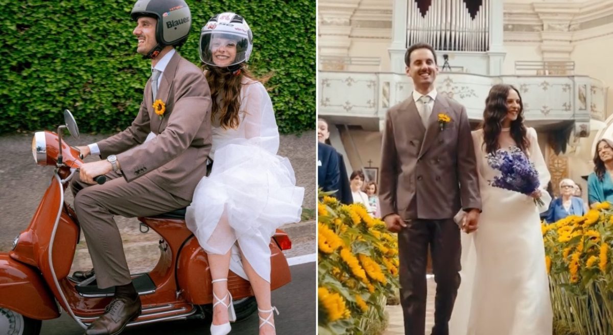 Foto Francesca Michielin e Davide Spigarolo sposi, nozze riservate a Bassano del Grappa