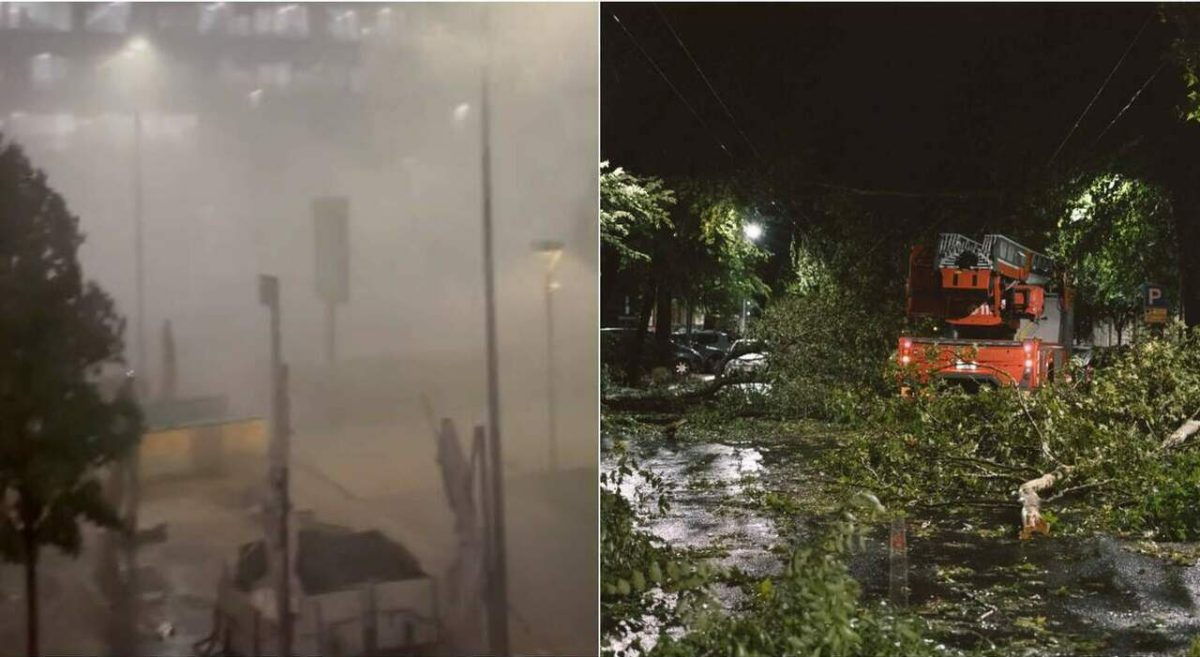 Milano, violento nubifragio dopo il caldo record: allagamenti, alberi abbattuti e allerta per i fiumi