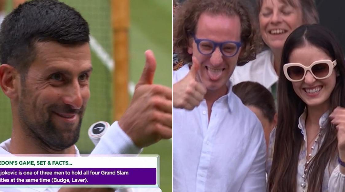 Wimbledon, proposta di matrimonio sul Centrale: Djokovic applaude e chiede un invito alle nozze