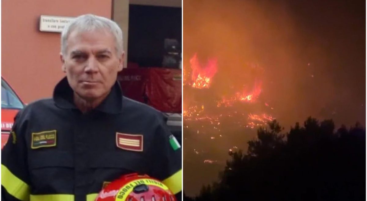 Alessandro Marchì muore durante un incendio a San Cataldo, ferito anche un collega