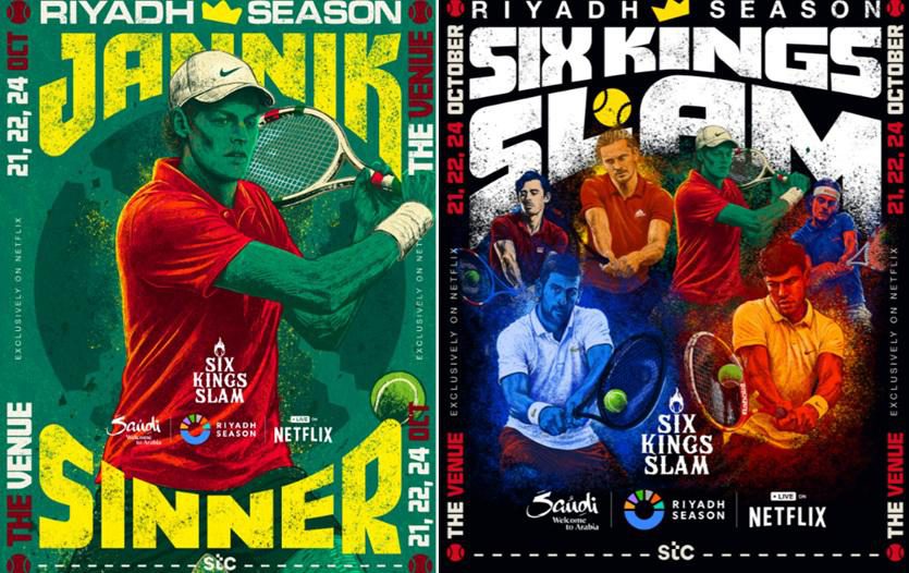 Six Kings Slam 2026, Sinner difende il titolo a Riad con Alcaraz e Djokovic