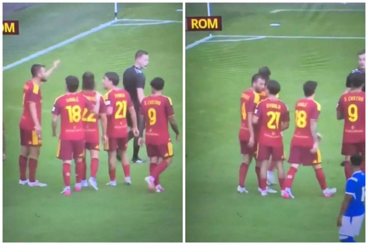 Roma, lite tra Dybala e Cristante durante il pesante 4-1 subito contro il Cardiff