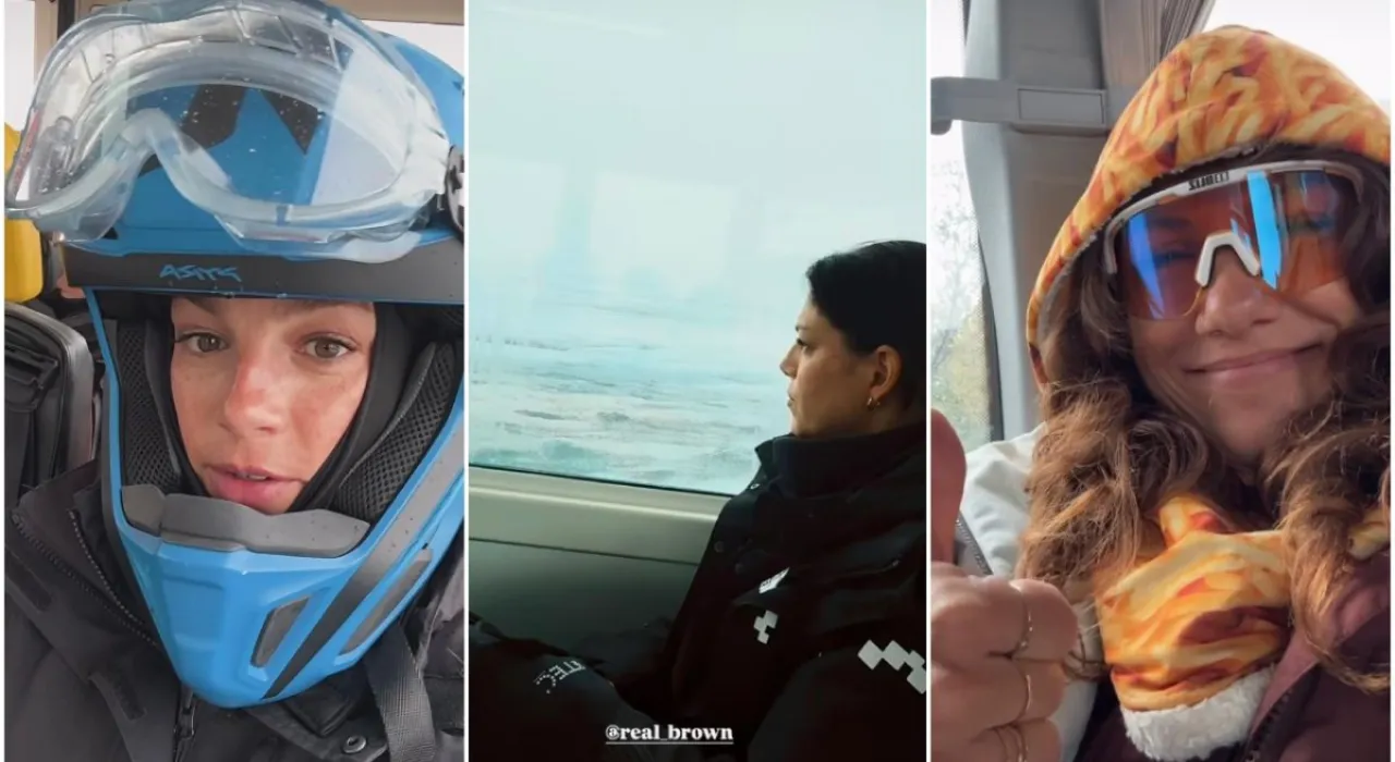 Emma Marrone ed Elisa in Islanda, vacanza in motoslitta sul ghiacciaio Langjökull