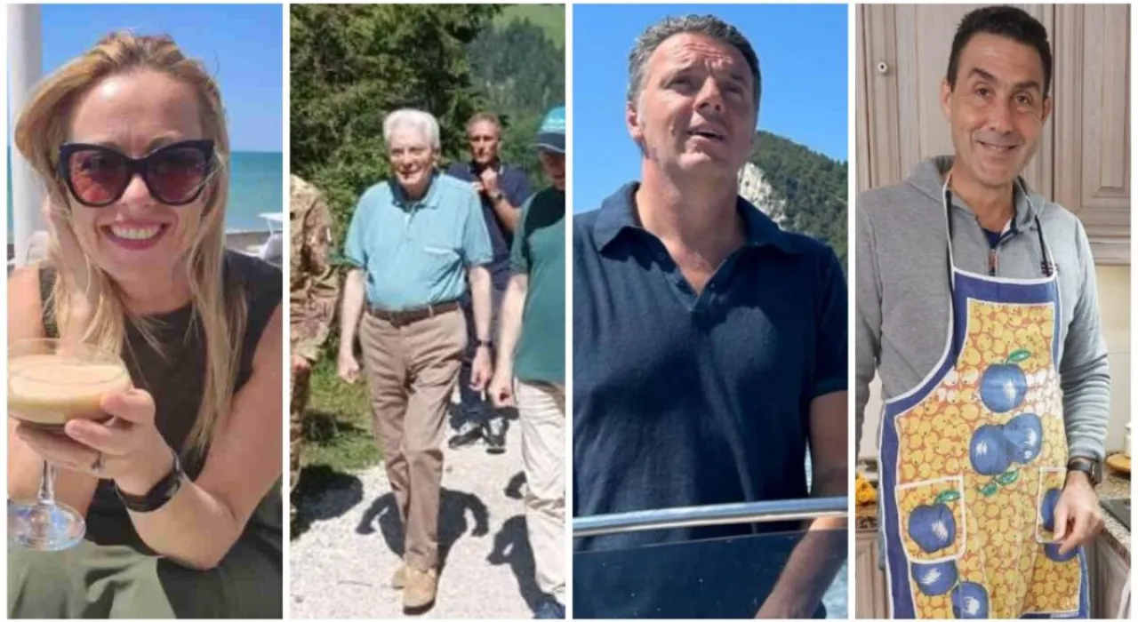 Vacanze dei politici, Mattarella sulle Dolomiti e Meloni in Puglia tra relax e impegni
