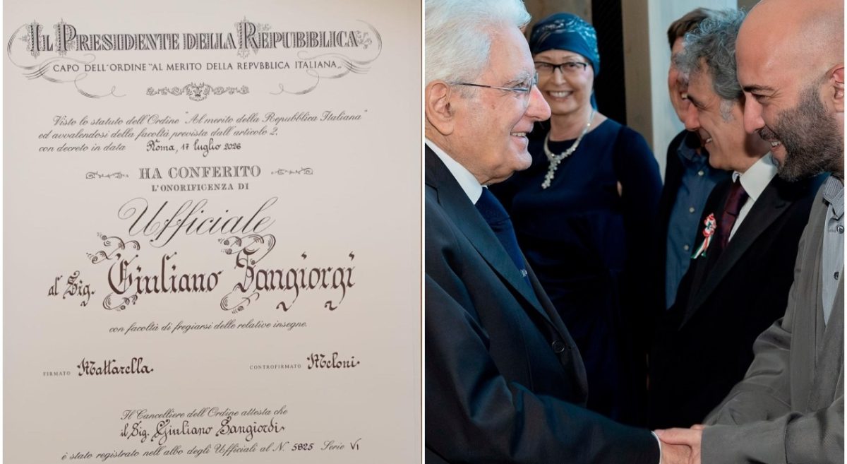 Giuliano Sangiorgi nominato Ufficiale al Merito della Repubblica, il grazie a Mattarella