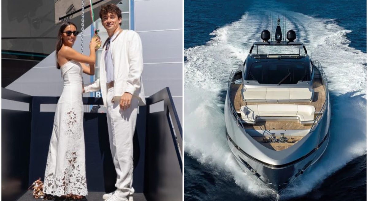 Charles Leclerc in Sardegna, il nuovo yacht Riva da 30 metri vale fino a 18 milioni