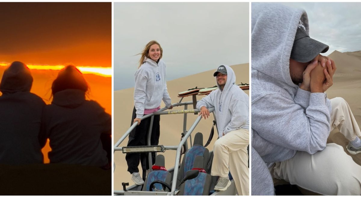 Chiara Ferragni in Perù con José Hernandez, tra sandboarding a Paracas e piccoli imprevisti Chiara Ferragni in Perù con José Hernandez, tra sandboarding a Paracas e piccoli imprevisti