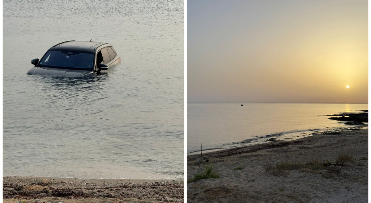 Torre Canne, auto finisce in mare: turista tedesco si salva dal finestrino