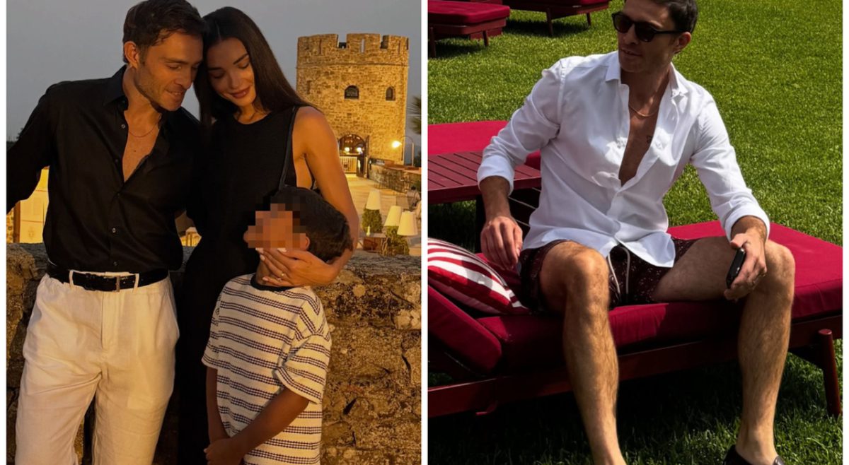Ed Westwick torna in Cilento, vacanze in famiglia nel castello delle nozze