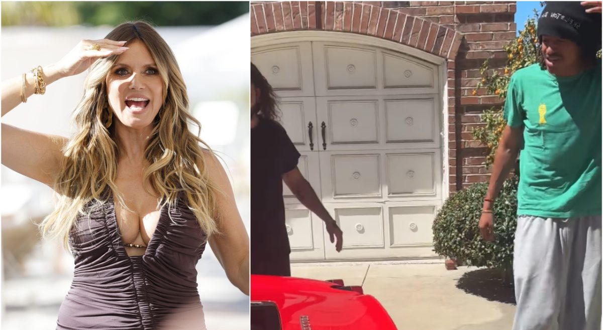 Heidi Klum regala una Ferrari al figlio Henry, la promessa nata da Mario Kart
